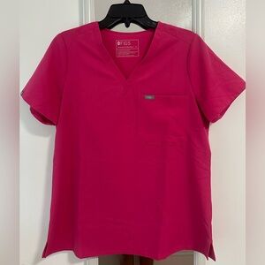 Figs Hot Pink Scrub Set